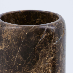 Tandkrus - marmor - brun