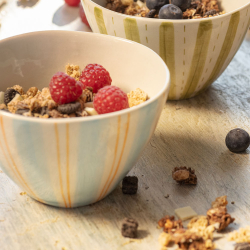 Skl ''Blue Aquarell'' - Bl/orange