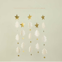 Hndlavet papirpynt - ''Christmas Night'' - mobile