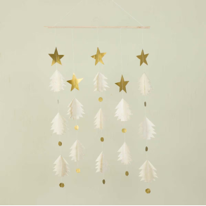 Hndlavet papirpynt - ''Christmas Night'' - mobile