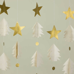 Hndlavet papirpynt - ''Christmas Night'' - mobile