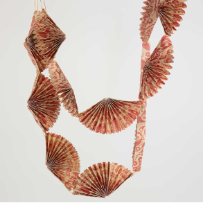 Hndlavet papirpynt - ''Greta'' - guirlande