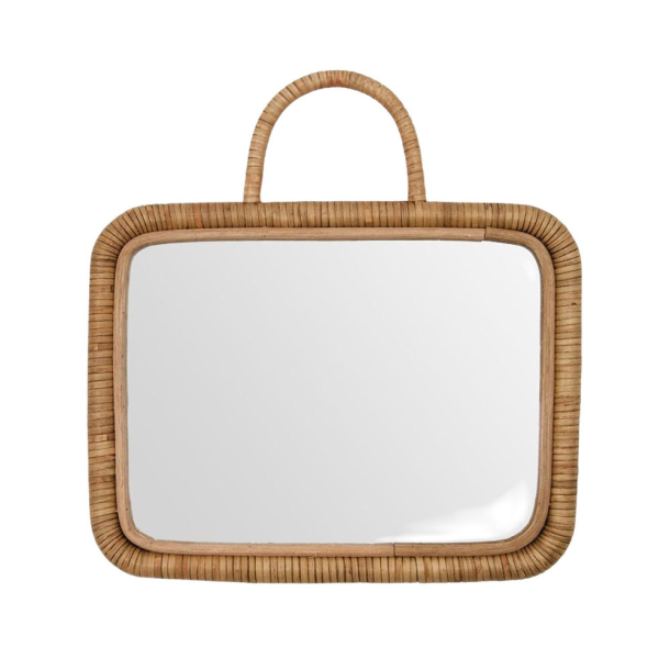 V�gspejl ''Baki'' - Rattan ramme