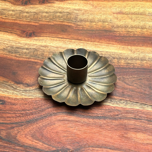 Stage "Blomst" antik messinglook