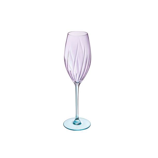 Champagneglas "Swirly spring"