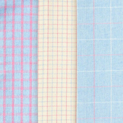 S�t med 3 viskestykker - Blue/pink