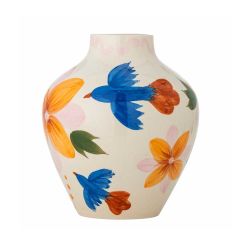 H�ndmalet keramikvase ''Maricala''