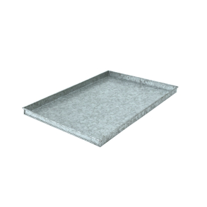 Galvaniseret bakke - 2x32x42 cm.