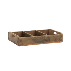 Tr�kasse med 3 rum - Recycled