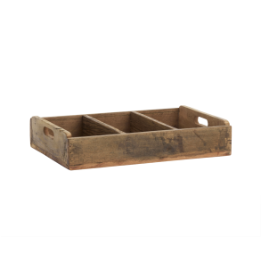 Tr�kasse med 3 rum - Recycled