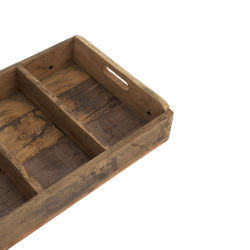 Tr�kasse med 3 rum - Recycled