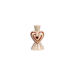 Lysestage Figurine - Heart