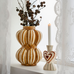Lysestage Figurine - Heart