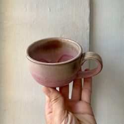 Stentjskrus "Trosa" - rosa/brun