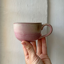 Stentjskrus "Trosa" - rosa/brun