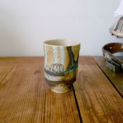Keramikkrus "Artist"- Scratched