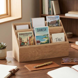 Kortholder i egetr�