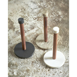 Kkkerulleholder "Marble" - hvid