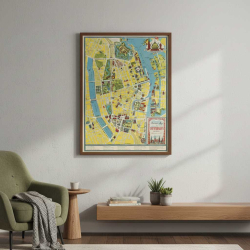 Vintage plakat K�benhavn - 50x70 