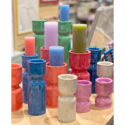 Stage til bloklys 13,5cm. - lilac