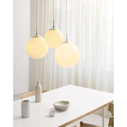 Glaspendel "Candy" opal - 25 cm.