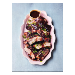 Ovalt fad "Pass me platter" - pink