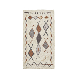 Tuftet gulvtppe - mnstret