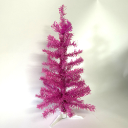 Kunstigt juletr - pink