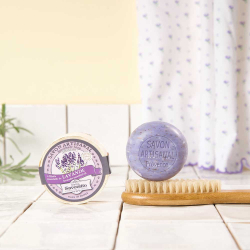 Rund h�nds�be i �ske 100 g. - Lavendel
