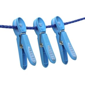 Tjklemme - Bl med bl blomst