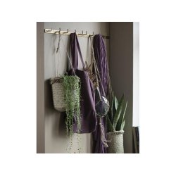 Knagerkke 5 kroge - antik messing