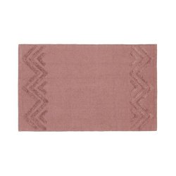 Gulvtppe "Madison" - mrk rosa