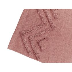 Gulvtppe "Madison" - mrk rosa