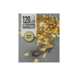 Lyskde - 120 prer - LEDlys - klar ledning