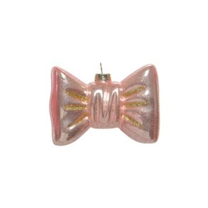 Glasornament lys pink sljfe