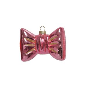 Glasornament mrk pink sljfe