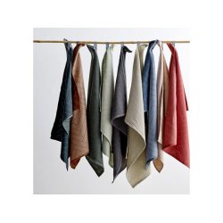 Viskestykke "Herringbone" - seagreen