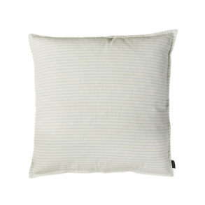 Pude 60x60 cm - lysebl� & hvide striber