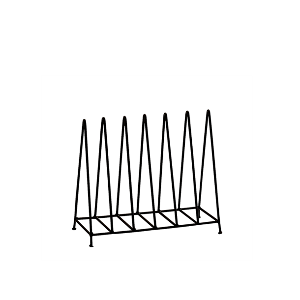 Postkort rack - sort