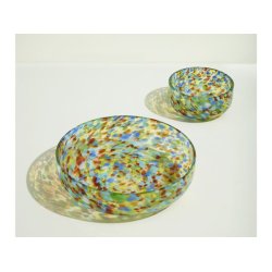 Glasskl Konfetti multi - stor