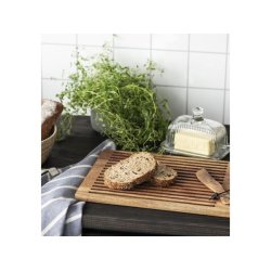 Skrebrt m. riller - akacietr