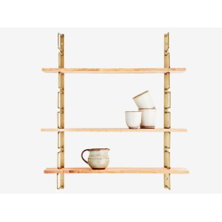 Vg rack med tr hylder