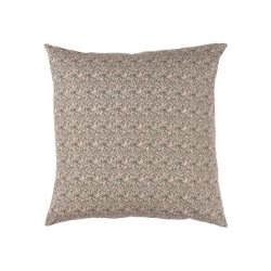 Pudebetrk 50x50 cm. - blomster brun