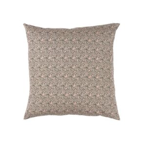 Pudebetr�k 50x50 cm. - blomster brun