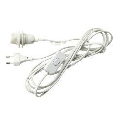 Fatning med afbryder og stikprop