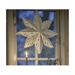 Foldet papirstjerne -  39 cm.