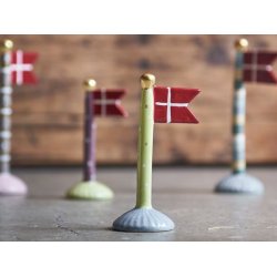 Prikket bordflag - mint