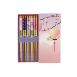 Spisepinde "Pink lantern" - 5 st