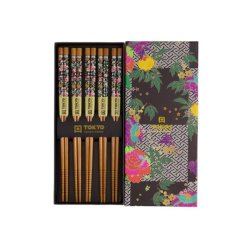 Spisepinde "Cubes black/white" - 5 st