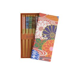 Spisepinde "Orange flower" - 5 st